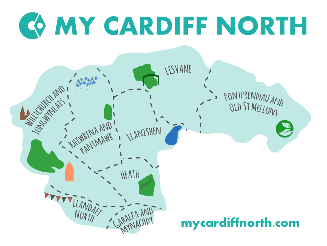 Cardiff North map
