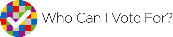Who can I vote for logo