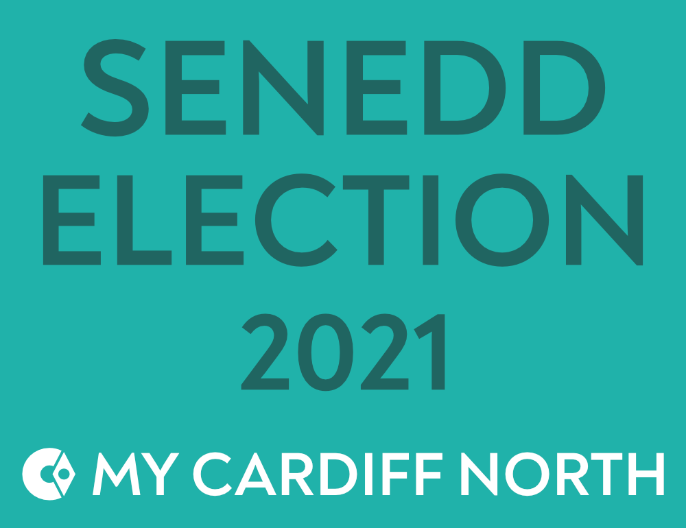 Banner that reads, "Senedd Election 2021".